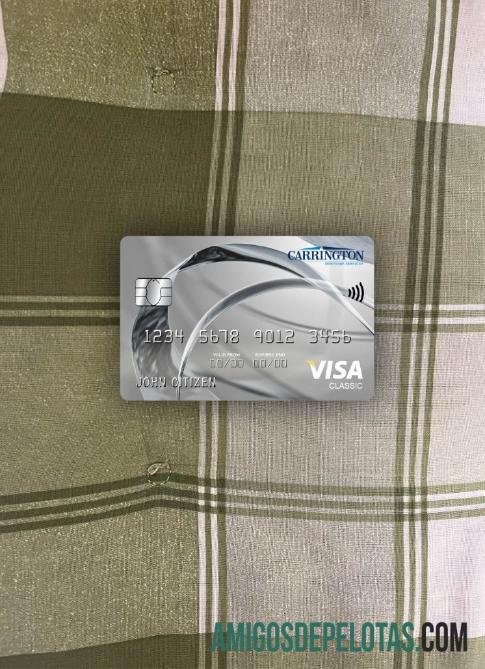 EUA Carrington Mortgage Services Bank Visa Classic Card Photolook Front exemplo